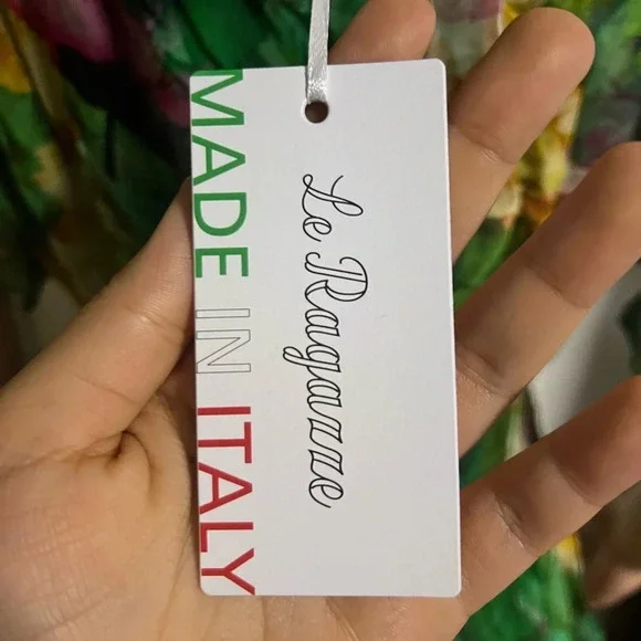 NWT LA RAGAZZE Women’s Floral Italian Silk Blend Maxi Dress - Picture 11 of 14